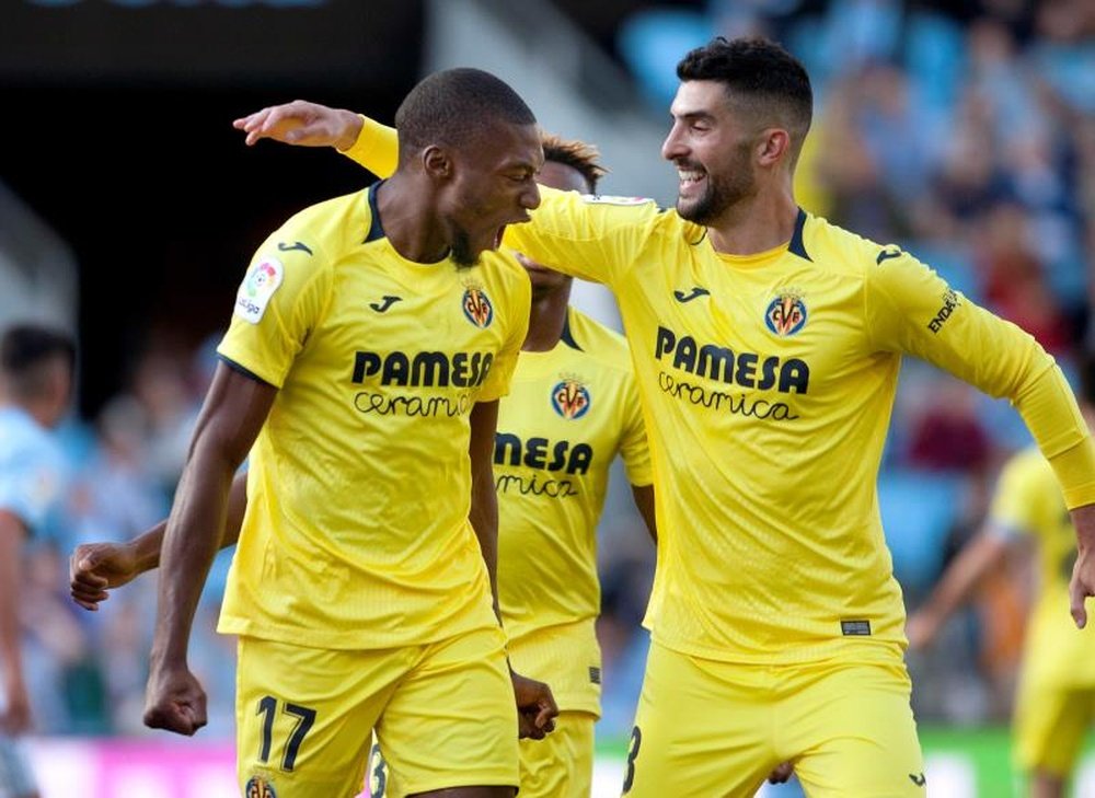 Ekambi espera seguir sumando partidos con la camiseta del Villarreal. EFE