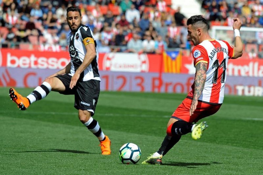 Aday se cae de los planes del Girona por una rotura muscular. EFE/Archivo