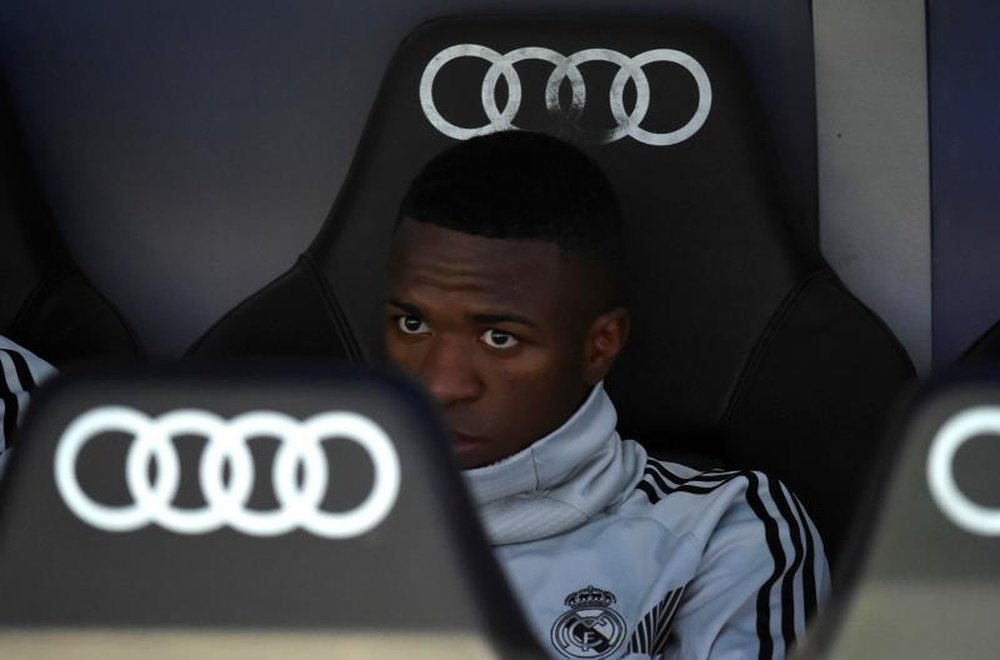 Vinicius spoke about what Real Madrid means to him. EFE