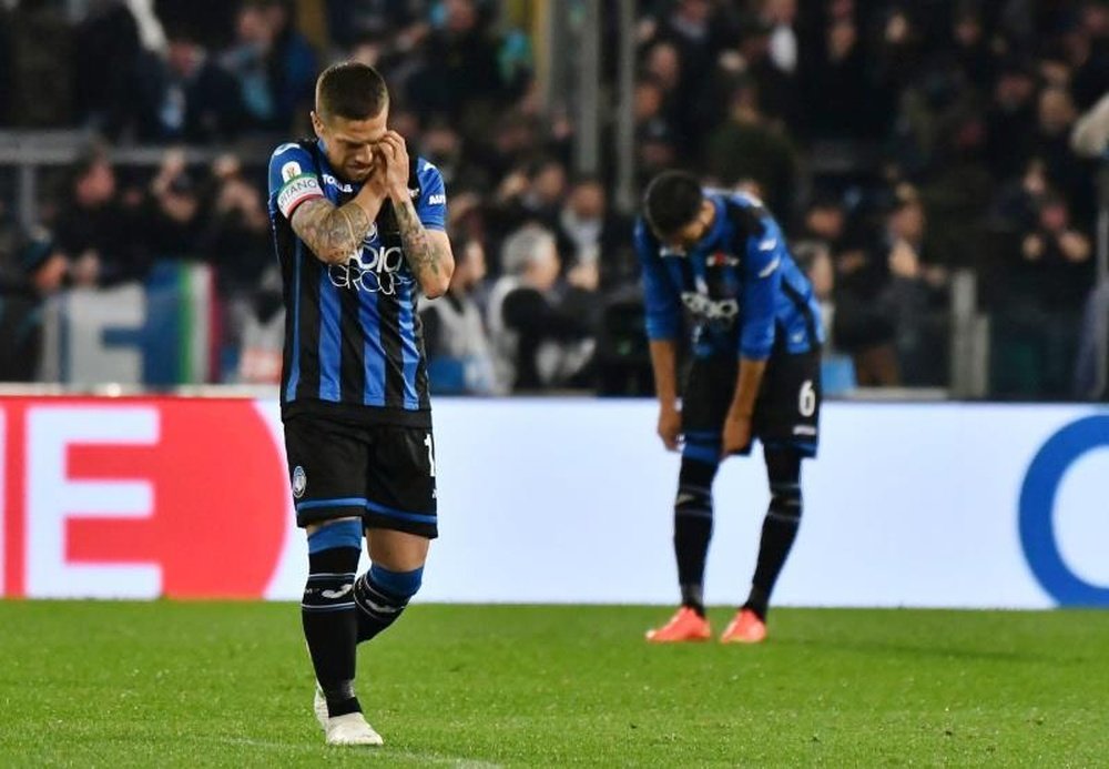 El Atalanta perdió la final de la Coppa ante la Lazio. EFE