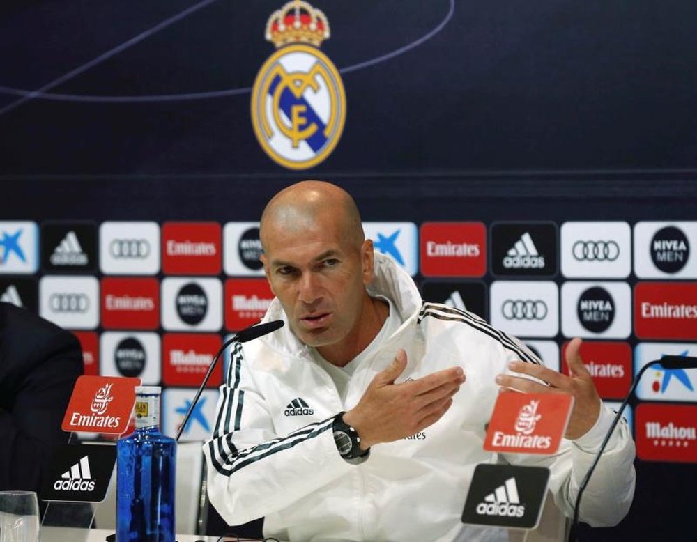 Zidane gave his final press conference of the season. EFE