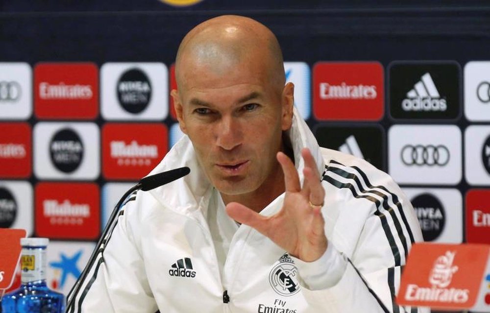 Zidane desmentiu os rumores sobre o seu filho Luca. EFE