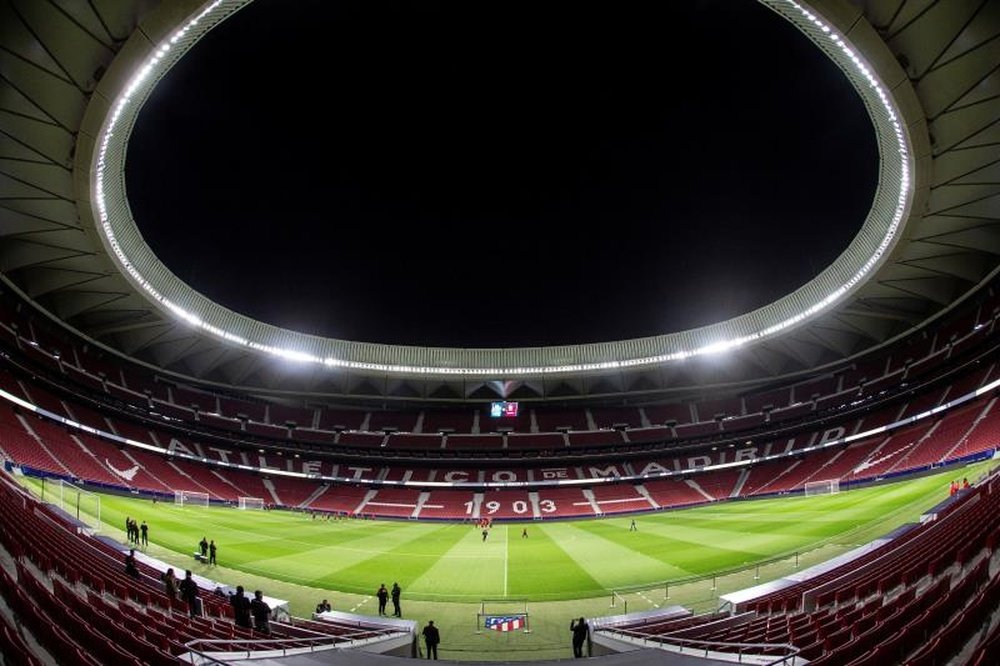 El Wanda Metropolitano se engalana para la Champions. EFE/Archivo