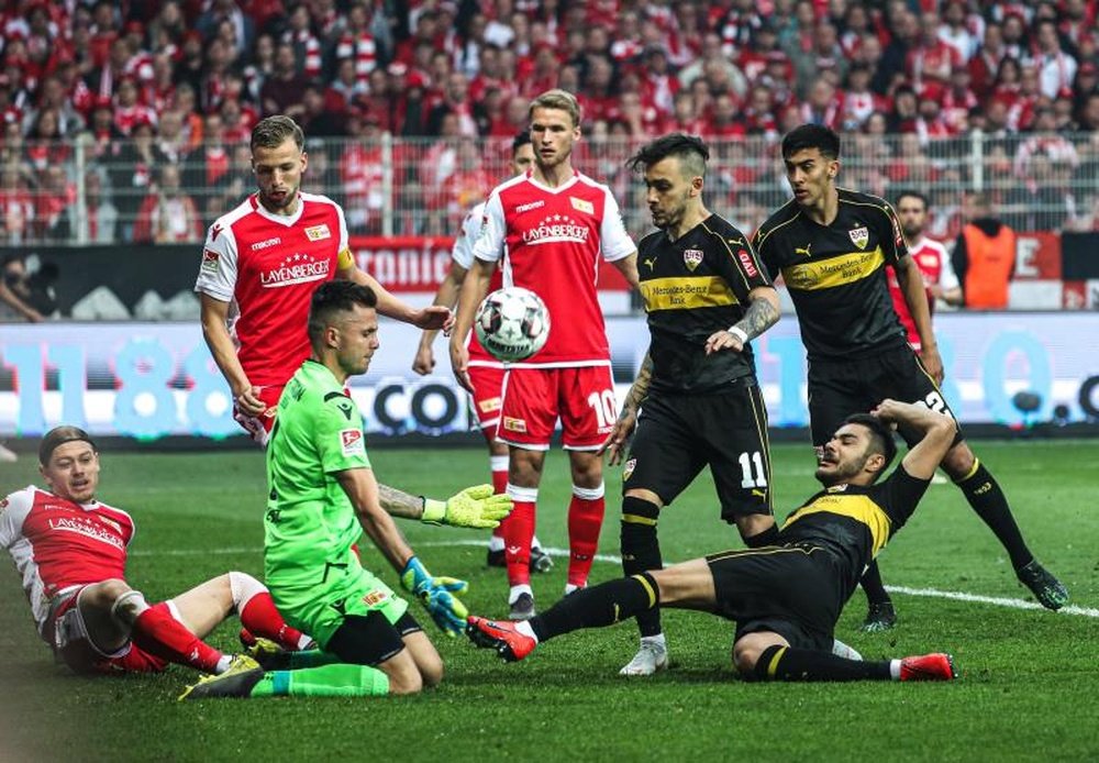 El Union Berlin logró su primer ascenso a la Bundesliga. AFP