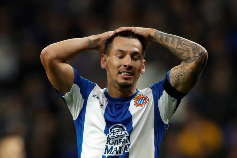 L'Espanyol fait ses adieux à Hernán Pérez. EFE
