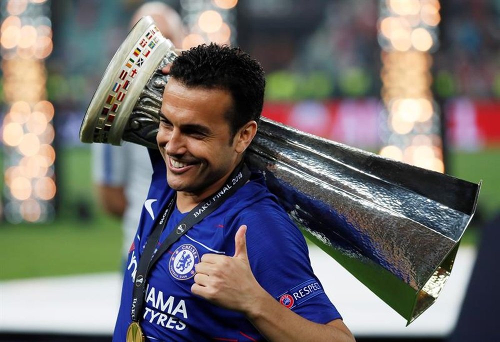 Pedro annonce son départ de Chelsea. AFP