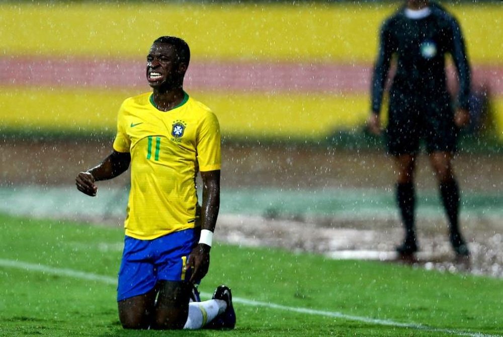 Vinicius has been called up to the Brazil squad. EFE/Archivo
