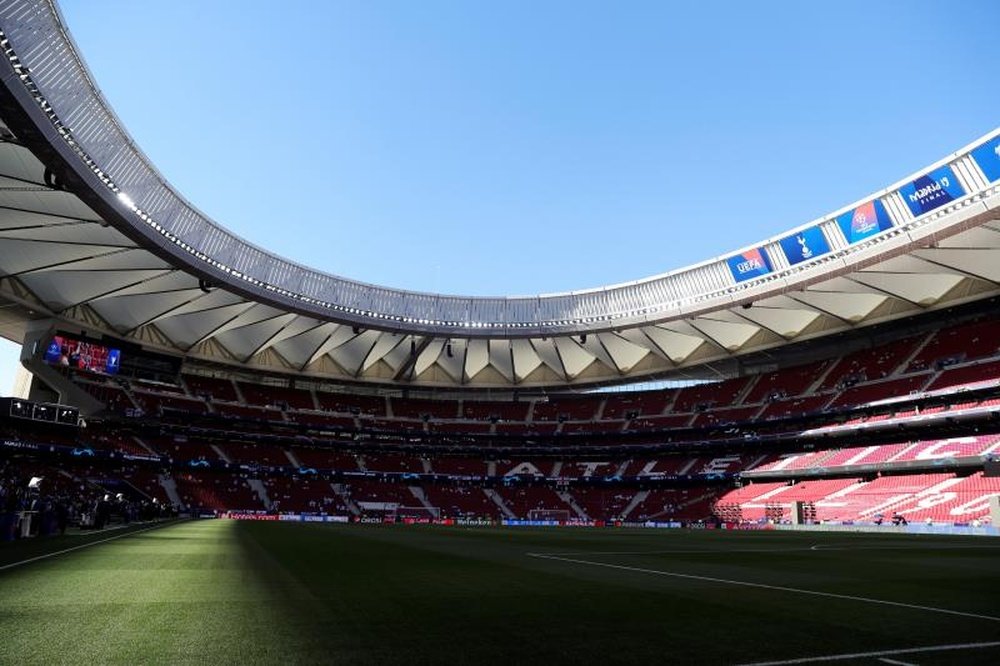 Atletico will ask to host the Champions League final at the Wanda. EFE