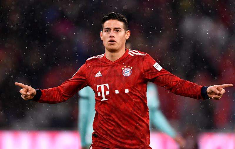 James Rodriguez could move to Napoli. EFE/Archivo