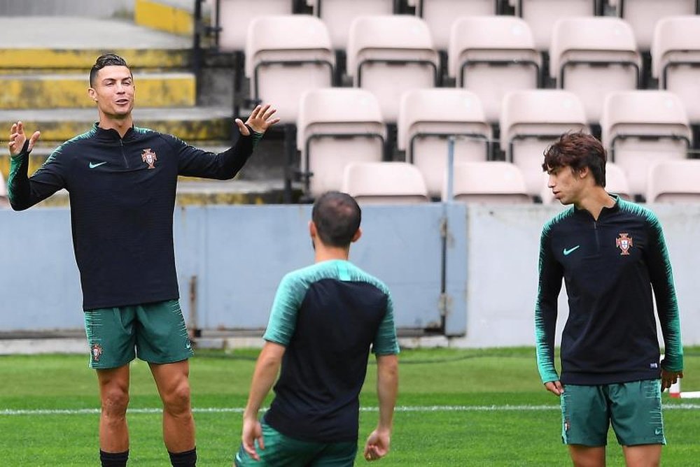 Lague, entrenador del Benfica, evitó comparar a Joao Félix con Cristiano. EFE