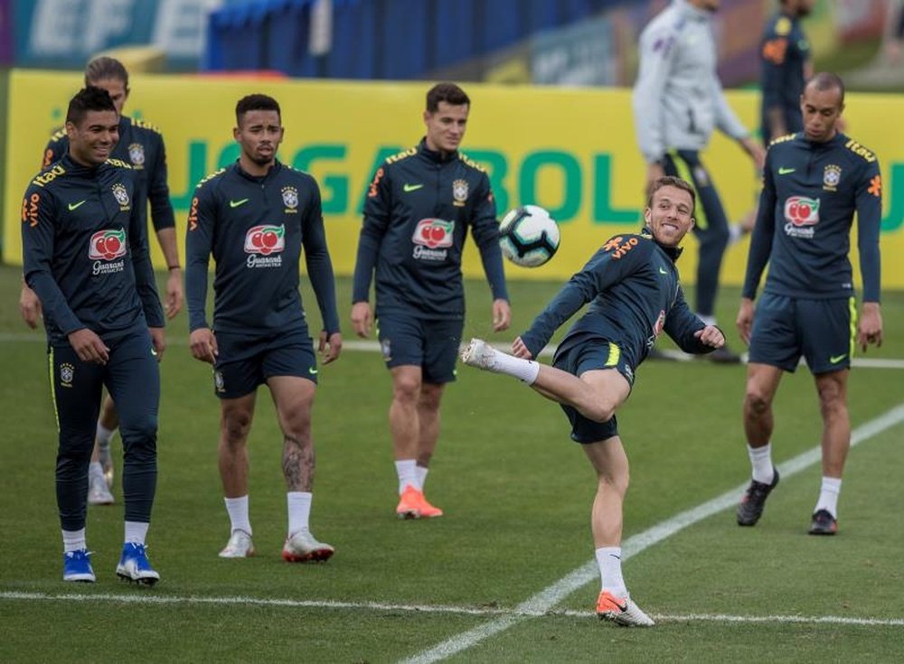 Arthur in Brazil training. EFE
