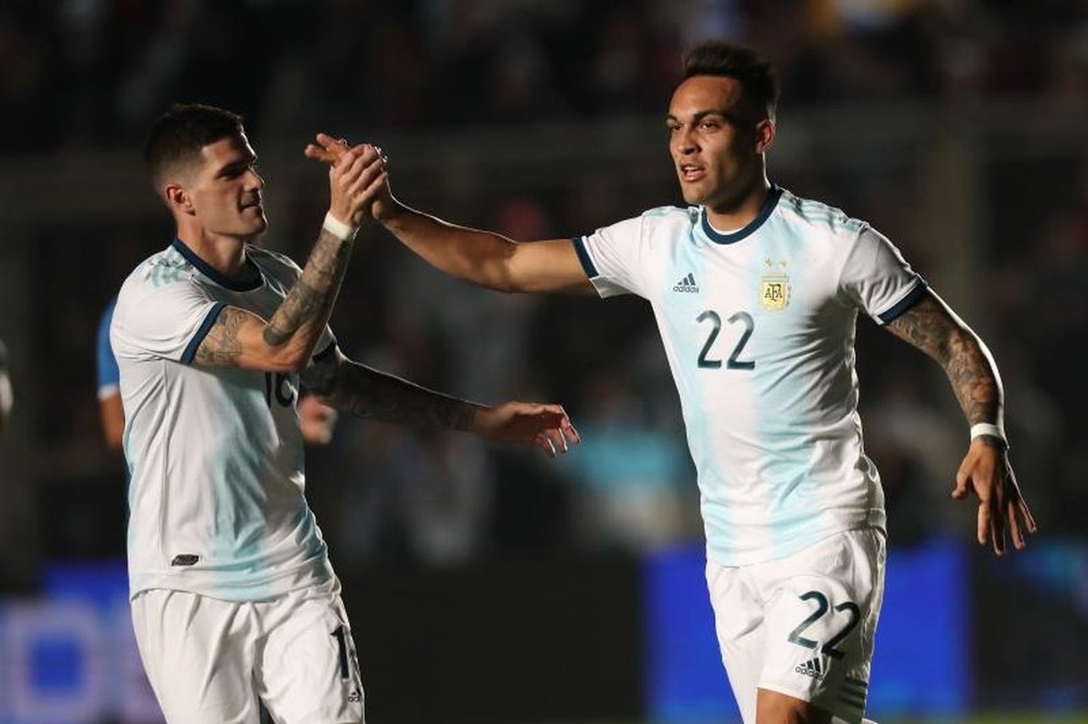 Lautaro quiere ser la estrella de la Copa América. EFE