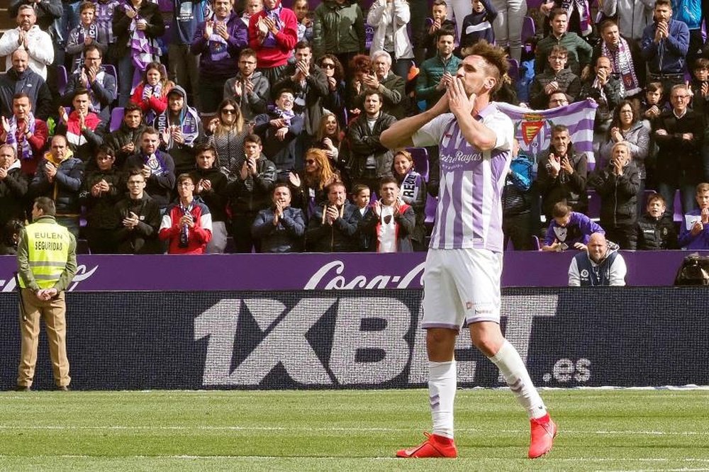 Borja empezará su carrera en los banquillos en el juvenil del Valladolid. EFE/Archivo