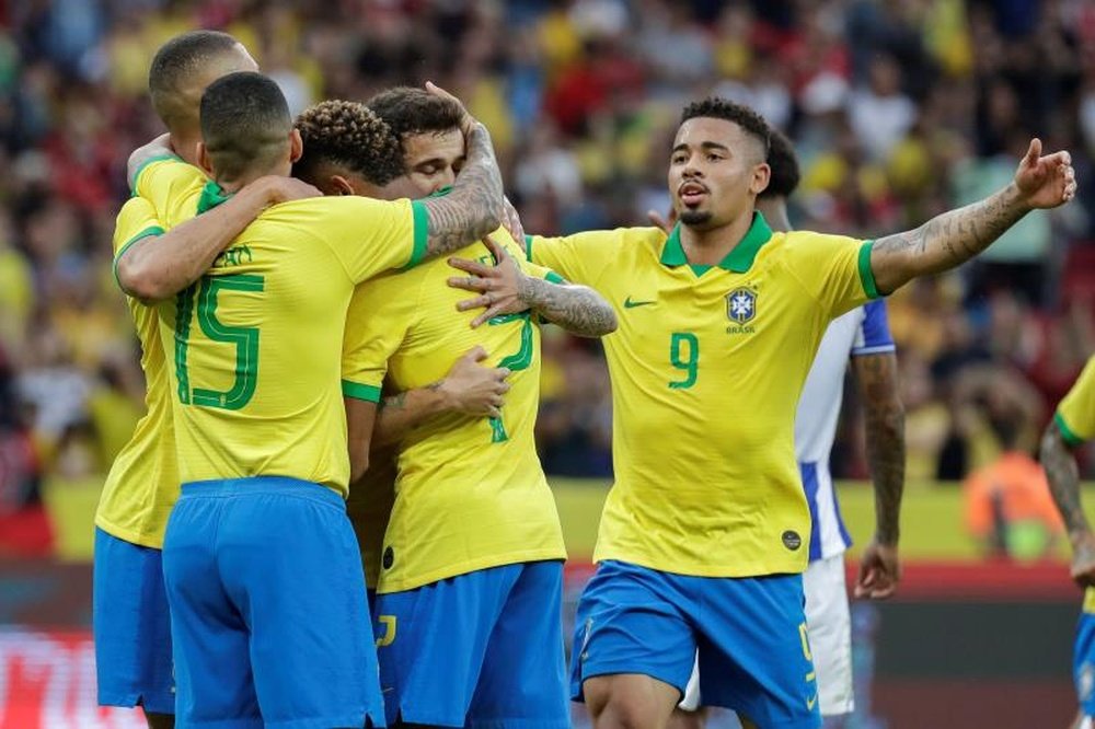 La ausencia de Neymar ha cambiado los papeles en Brasil. EFE