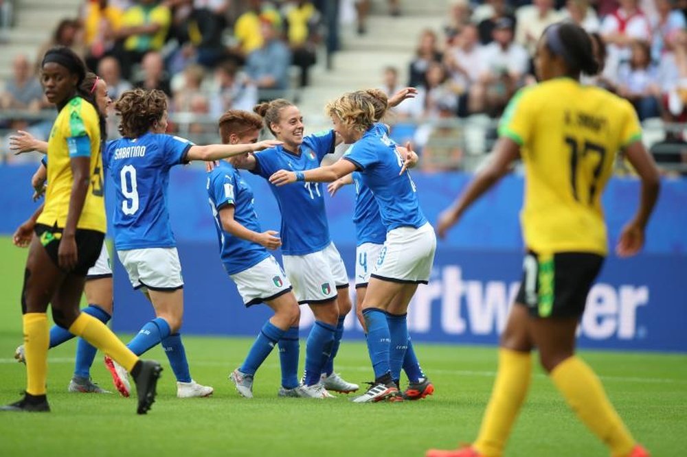 Les compos probables du match de Mondial féminin entre l'Italie et la Chine. EFE