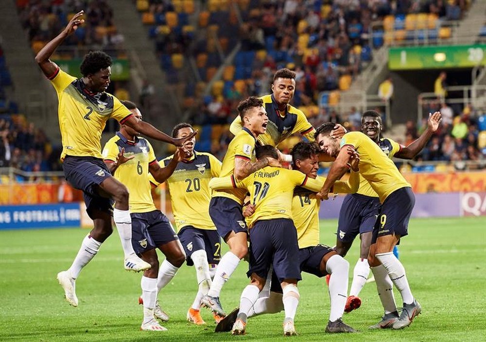 Ecuador vence a Italia y se consolidó como tercero en el Mundial Sub 20. EFE