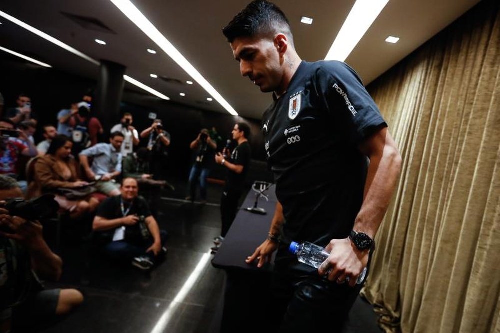 Luis Suarez has lost weight ahead of the Copa America tournament. EFE