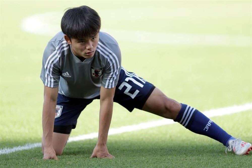 El nuevo jugador del Real Madrid, con un seguimiento mediático en Montreal. EFE