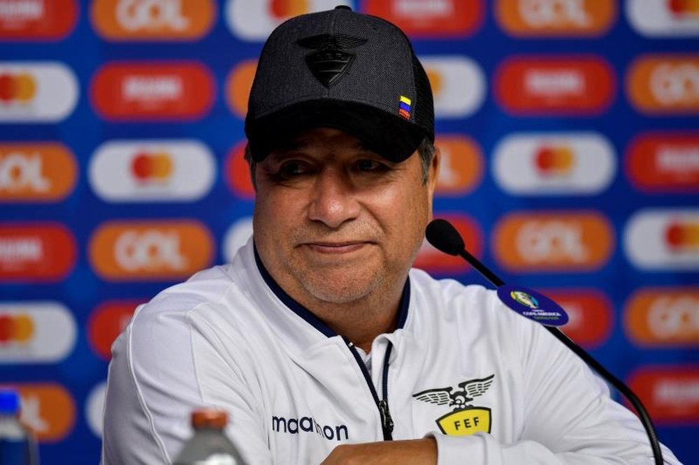 El entrenador de Ecuador reflexionó acerca del partido. EFE