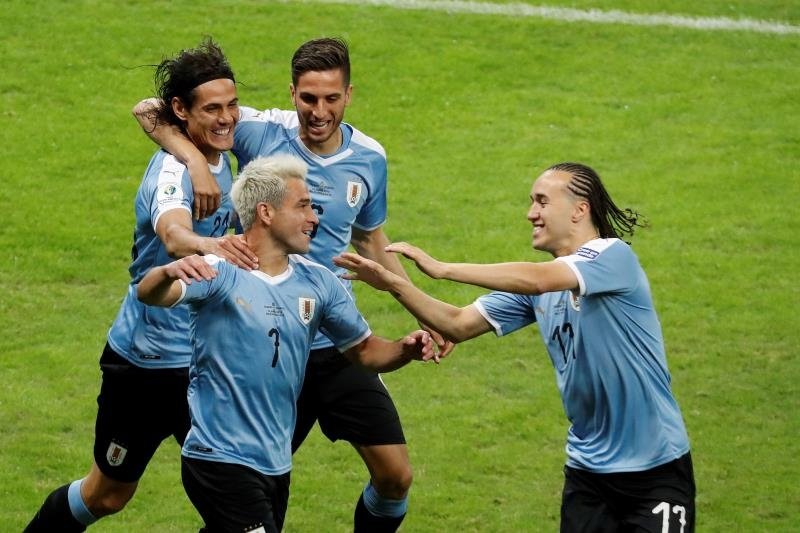 Uruguay salió victoriosa ante Ecuador. EFE