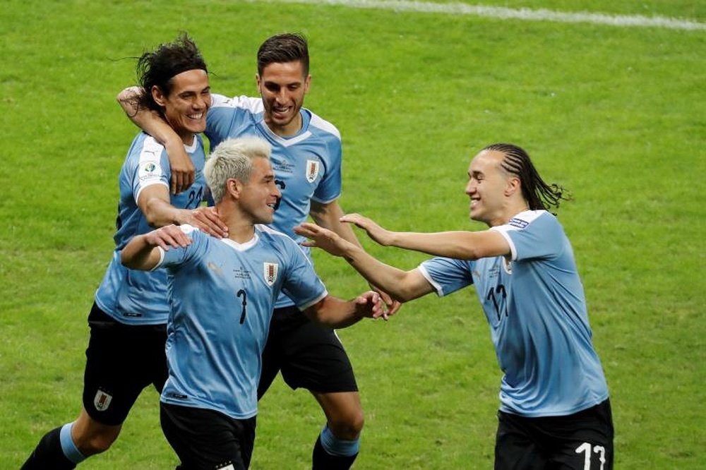 Uruguay salió victoriosa ante Ecuador. EFE
