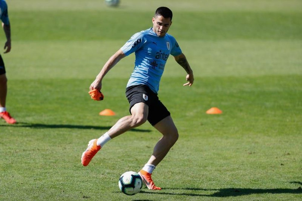 Maxi Gómez could be set for a move to West Ham. EFE
