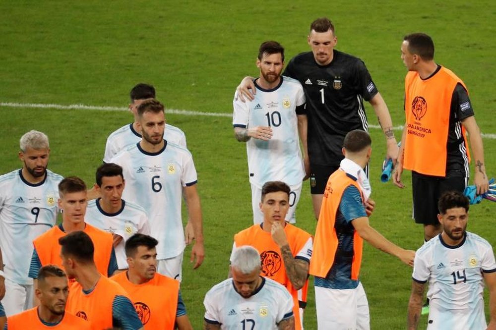 Argentina struggled in their 1-1 draw with Paraguay. EFE