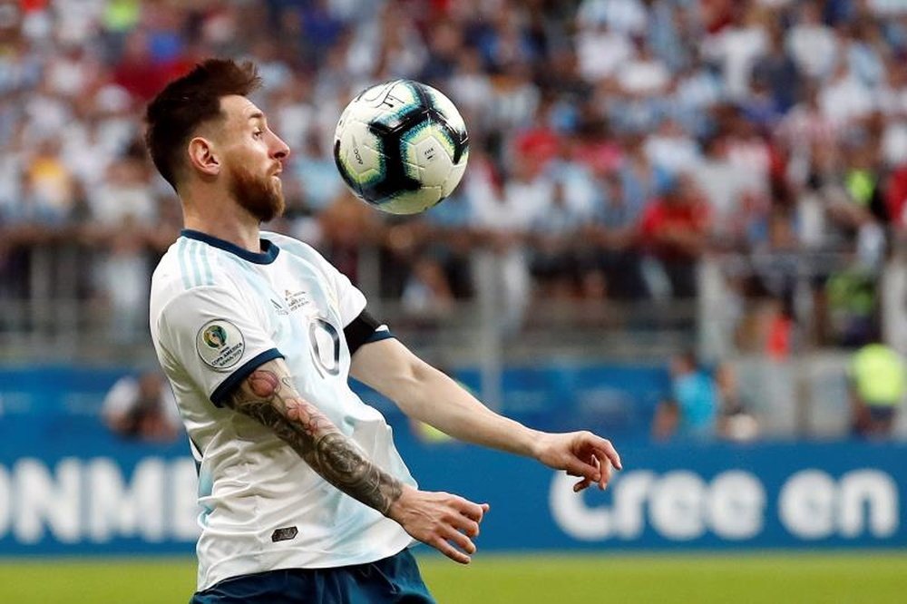Messi está listo para volver a competir con Argentina. EFE