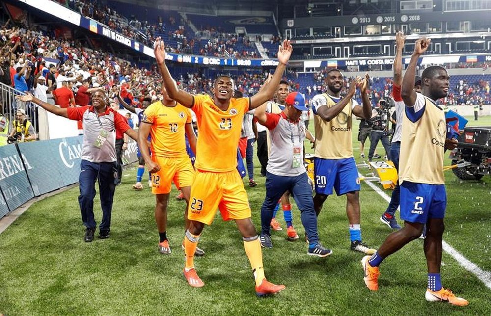 Haití hace historia en la Copa Oro. EFE