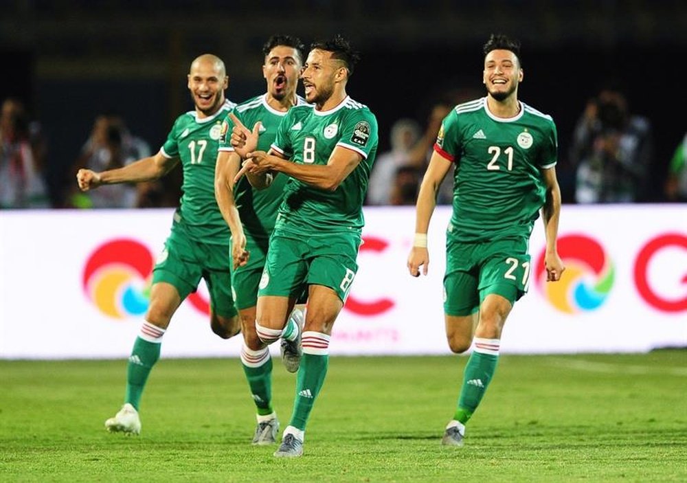 Argelia está en semifinales de la Copa África. EFE