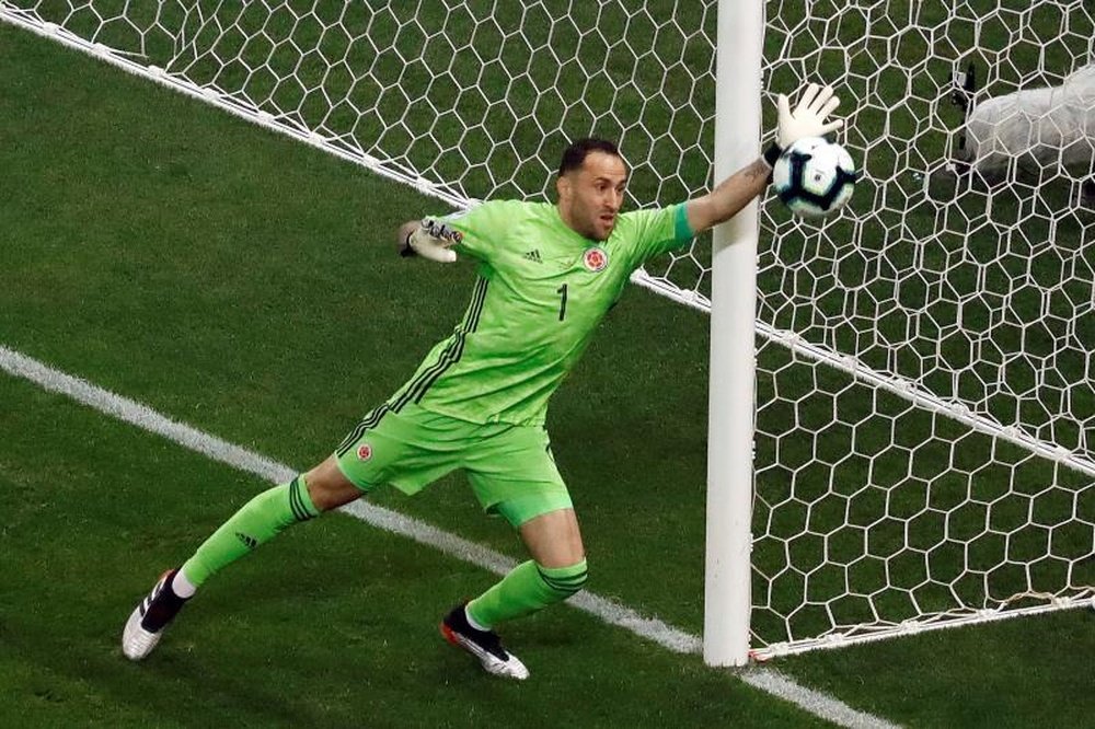 Goleiro da Seleção Colombiana agora pertence ao Napoli. EFE/Marcelo Chello