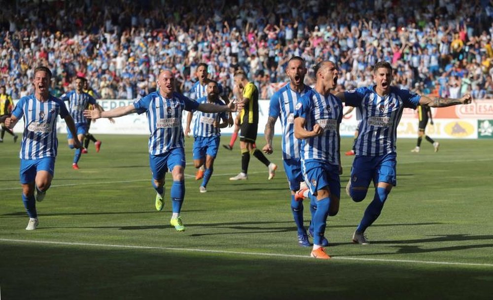 La Ponfe venció al Sporting 2-3 en el curso 2012-13. Twitter/SDP_1922