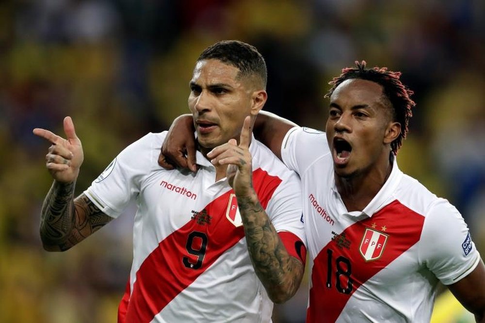 Perú y su sorpresa por la inconcebible suspensión del amistoso ante Chile. EFE/Fernando Bizerra
