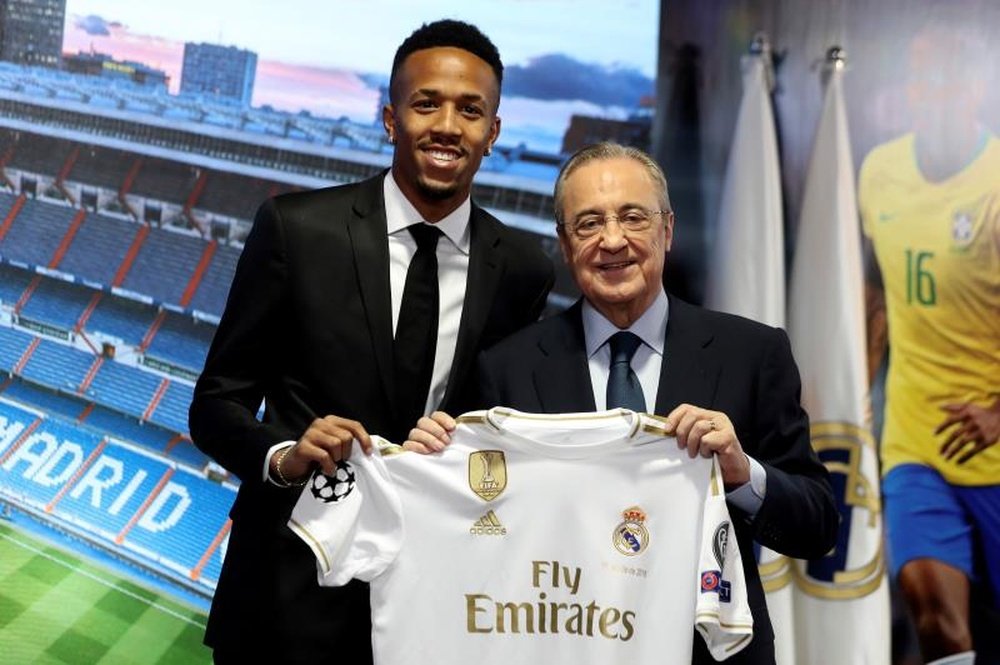 Militao said it had always been his dream to play at Real Madrid. EFE/J.J.Guillen