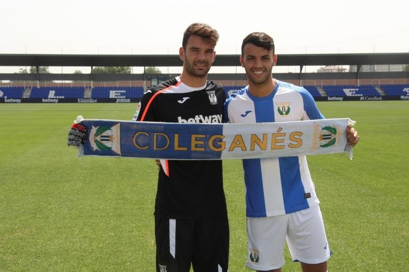 Juan Soriano y Álex Martín, presentados en Butarque