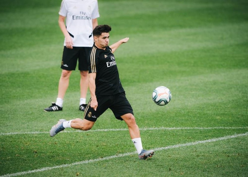 Brahim Díaz ainda pertende ao Real Madrid. EFE/ Johany Jutras