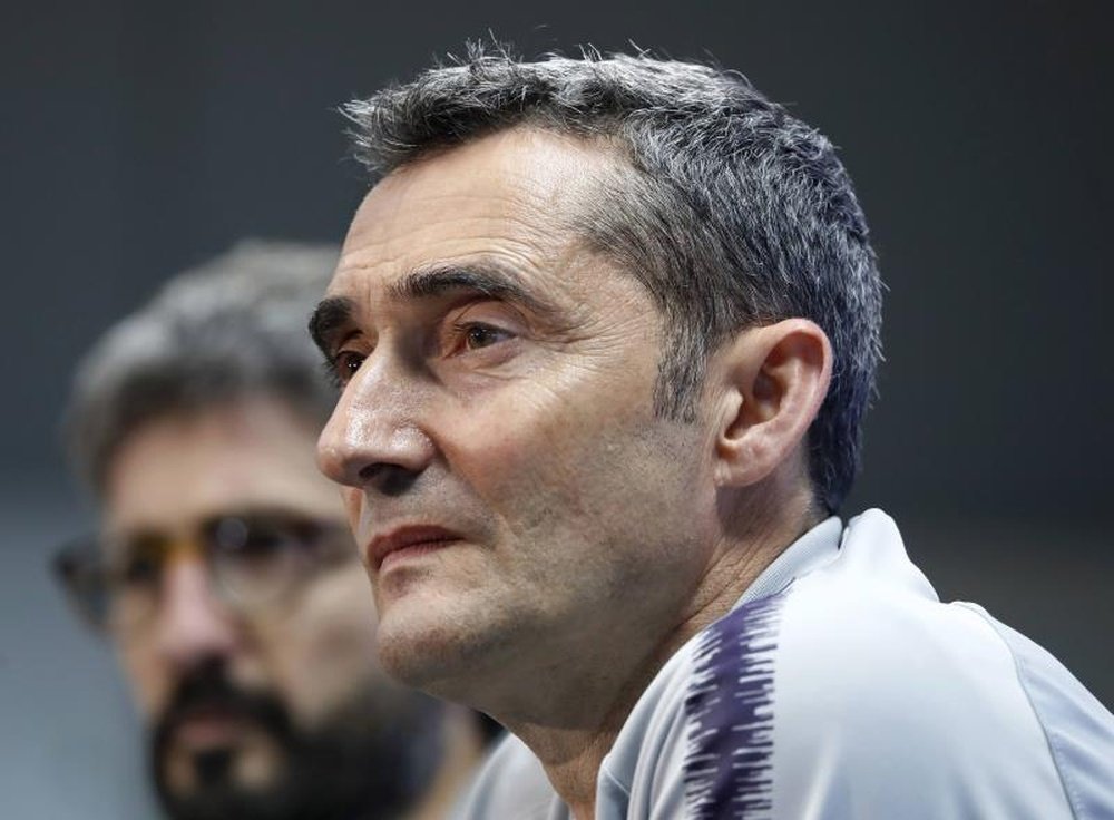 Valverde doubts that Messi will play against Borussia Dortmund. EFE