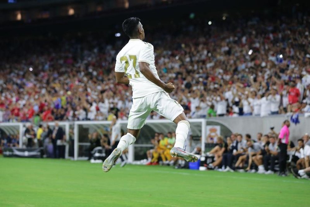 Le Real Madrid confirme la blessure de Rodrygo. EFE