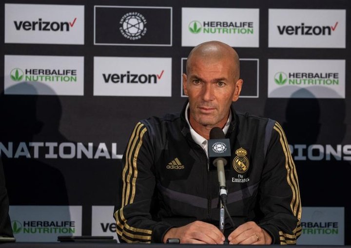 Zidane não voltou ao vestiário