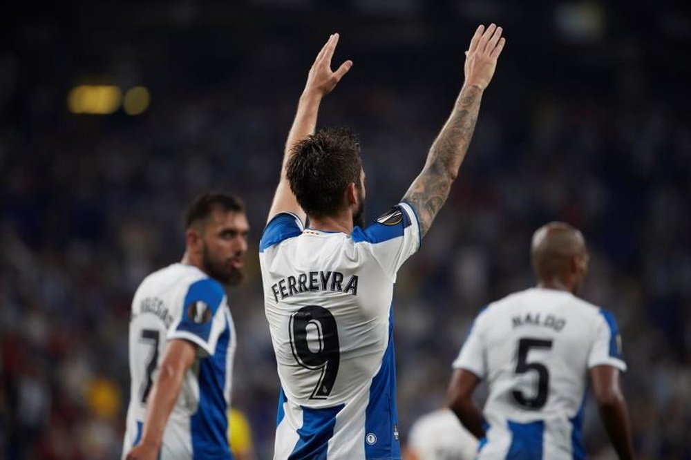 Ferreyra convence al Espanyol con goles. EFE