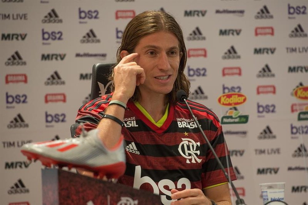 Filipe Luis, convocado frente a Bahia. EFE