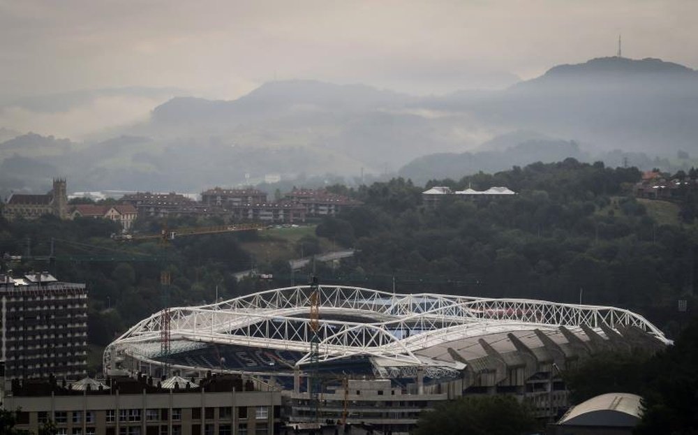 El viejo Anoeta finalmente se llamará Reale Arena. EFE/Archivo