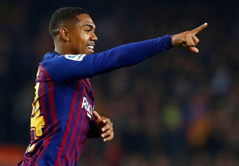 Zenit's Malcom recalled his short spell at FC Barcelona. EFE