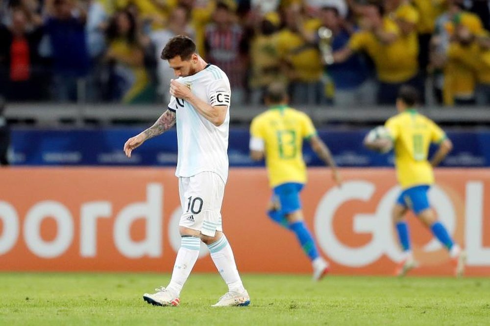 Presidente da Conmebol perdoa Messi. EFE