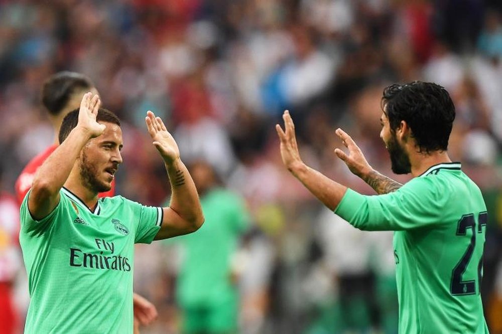 Hazard's first goal brings Madrid victory. EFE