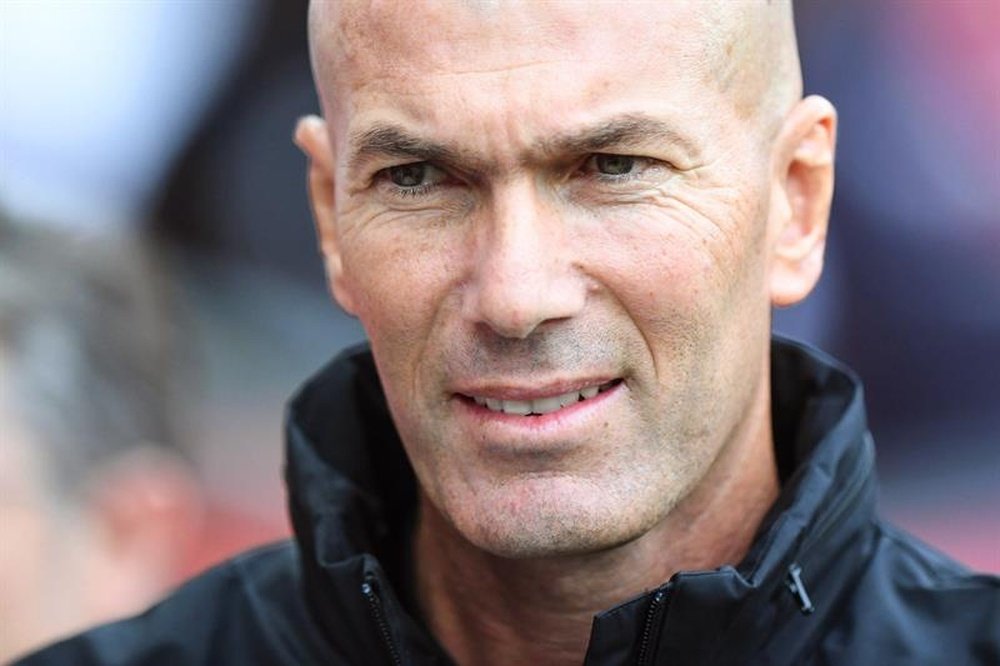 Zidane incomoda o Manchester United. EFE/EPA/CHRISTIAN BRUNA