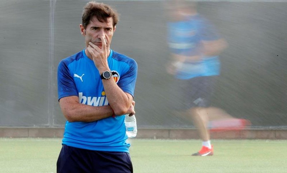 Valencia coach Marcelino has been fired. EFE