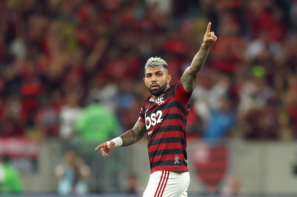 Transação de Gabigol gera cobrança santista de 600 mil euros ao Flamengo. EFE/Marcelo Sayão/Arquivo