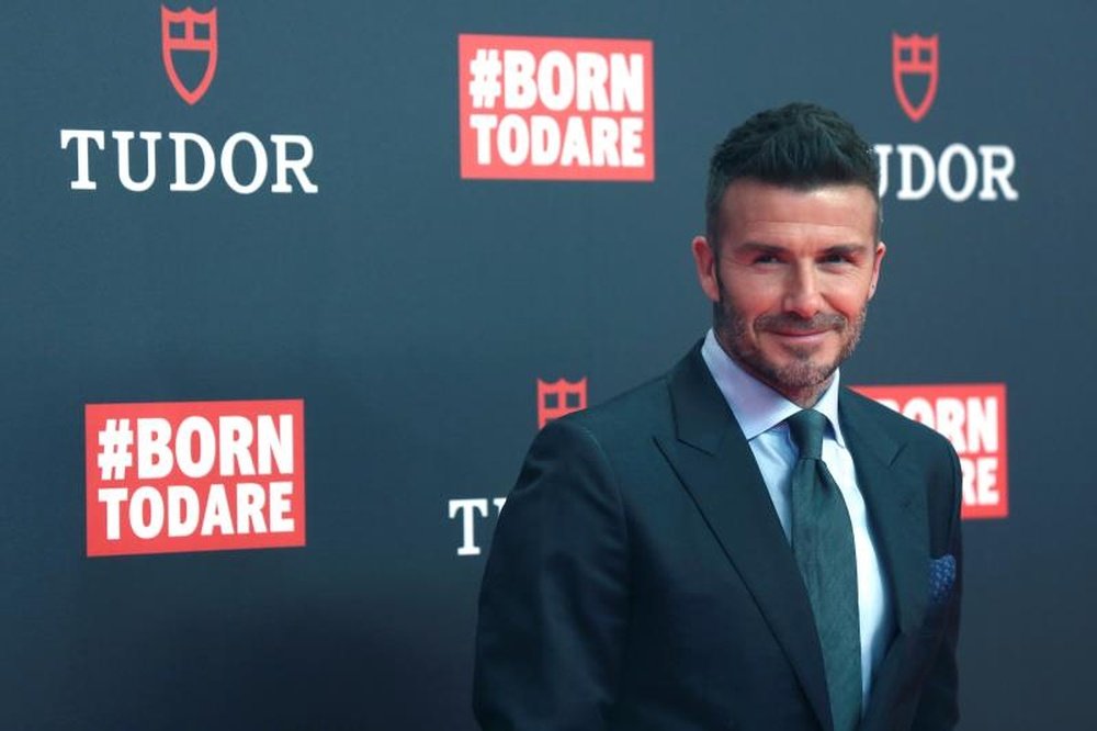 David Beckham hoje tem 45 anos e é dono do Inter Miami. EFE/Kiko Huesca/Arquivo