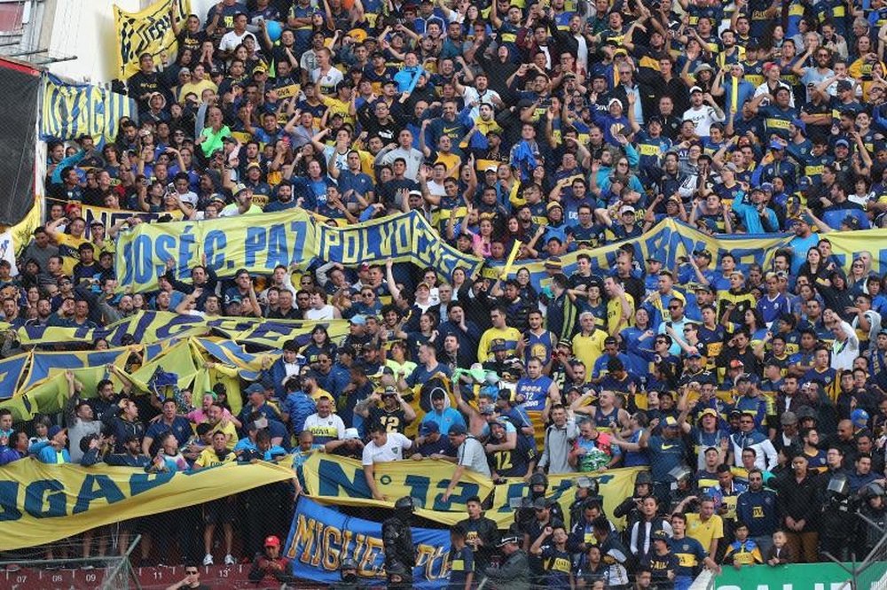 Las razones de la crítica de la hinchada de Boca hacia el polémico spot. EFE/JoseJacome